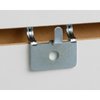 Kinter Silver Pegboard/Slatwall Display Hooks Steel 109511-ACE